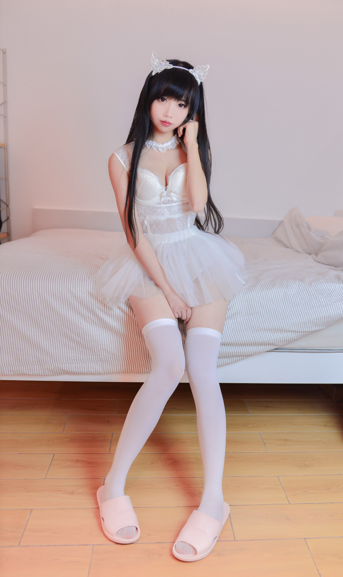 【写真】雪琪SAMA 猫系少女白猫